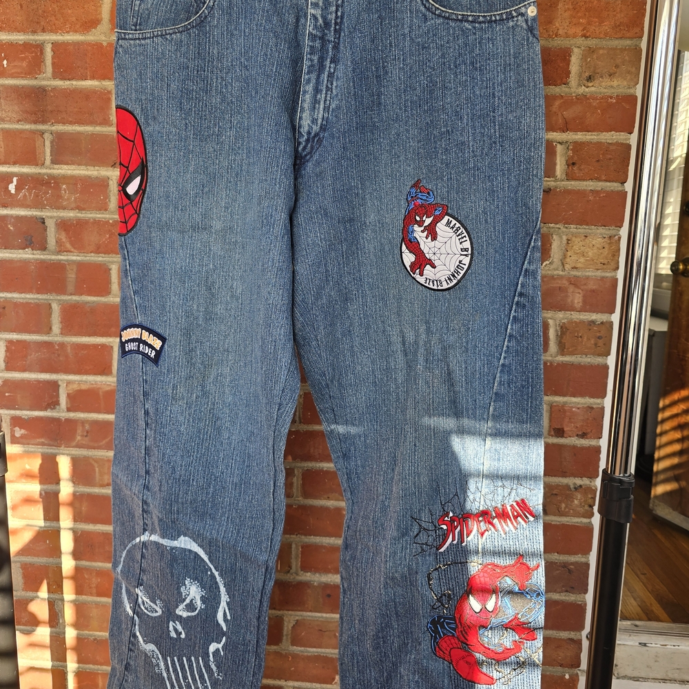 Johnny Blaze Spiderman Jeans